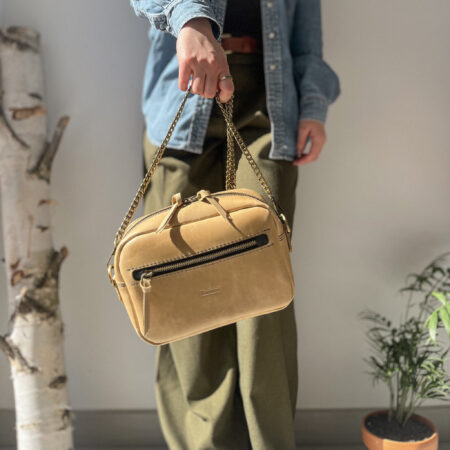 Rockerol Lucius Mustard Crossbody Bag